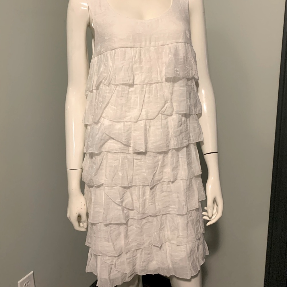 Ali Ro Tiered White Dress